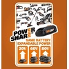 image:imageWORX WX092L9 Tire Inflator Portable Air Compressor Cordless 20V  150 PSI For Car Tires Motorcycle amp Balls Digital Pressure Gauge Auto ShutOff Tool Only3Accessory Air Pump wBattery  04 Ah Charger