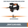 image:imageWORX WX092L9 Tire Inflator Portable Air Compressor Cordless 20V  150 PSI For Car Tires Motorcycle amp Balls Digital Pressure Gauge Auto ShutOff Tool Only3Accessory Air Pump wTool Only