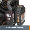 image:imageWORX WX095L9 20v 9 Fan Bare Tool OnlyWX095L9 Fan  Bare Tool Only