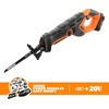 image:imageWORX WX508L 20V Recip SawBattery  Charger Included