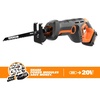 image:imageWORX WX508L 20V Recip SawBattery  Charger Included