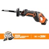 image:imageWORX WX508L 20V Recip SawBattery  Charger Included