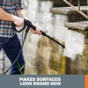 image:imageWorx 13 Amp Electric Pressure Washer 1800 PSI with 3 Nozzles  WG605