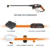 image:imageWorx 13 Amp Electric Pressure Washer 2090 PSI  WG606Battery powered portable power cleanerBattery Included