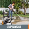 image:imageWorx 13 Amp Electric Pressure Washer 2200 PSI with Rolling Cart and 4 Nozzles WG607Pressure Washer