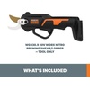 image:imageWorx 20V Worx NITRO Pruning ShearLopper with Power Share Without battery and charger  WG330920V Pruning ShearLopper Tool Only
