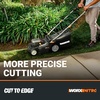 image:imageWorx Nitro 20 Cordless Lawn Mower 3 in 1 Electric Mower with Collapsible Handle Push Lawn Mower with 7Position Height Adjustment 2 Batteries amp Charger Included WG751316 40V Mower w2 40 Ah Batteries