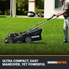 image:imageWorx Nitro 20 Cordless Lawn Mower 3 in 1 Electric Mower with Collapsible Handle Push Lawn Mower with 7Position Height Adjustment 2 Batteries amp Charger Included WG751316 40V Mower w2 40 Ah Batteries