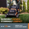 image:imageWorx Nitro 20 Cordless Lawn Mower 3 in 1 Electric Mower with Collapsible Handle Push Lawn Mower with 7Position Height Adjustment 2 Batteries amp Charger Included WG751314 40V Mower w2 40 Ah Batteries