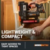 image:imageWorx Nitro 20V Cordless 18Gauge Narrow Crown Stapler Cordless Staple Gun Fires Up to 80 StaplesMin Battery Powered Staple Gun with ToolFree Jam Release WX844L9  Tool Only18Ga Narrow Crown Stapler Bare Tool
