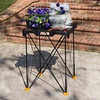 image:imageWorx WX0653 Clamping Sawhorses with Bar Clamps and 7 Inch Metal Triangle RulerSidekick Work Table