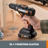 image:imageWorx WX108L 20V 12 Cordless Drill Driver Power Share  Batteries amp Charger Included20V Cordless Drill  Driver Tool Only