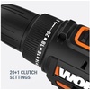 image:imageWorx WX108L 20V 12 Cordless Drill Driver Power Share  Batteries amp Charger Included38 Cordless Drill  Driver Battery  Charger Included