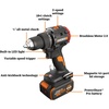 image:imageWorx WX108L 20V 12 Cordless Drill Driver Power Share  Batteries amp Charger IncludedCordless Drill Driver  20V 930