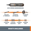 image:imageWorx WX240L 4V 3Speed Cordless ScrewdriverBlackOrange