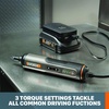 image:imageWorx WX240L 4V 3Speed Cordless ScrewdriverBlackOrange