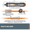 image:imageWorx WX240L 4V 3Speed Cordless ScrewdriverBlackSilver