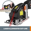 image:imageWorx WX420L 3 Amp Versacut 338 Electric Compact Circular Saw with Laser Guide Technology