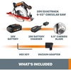 image:imageWorx WX530L 20V Power Share ExacTrack 65 Cordless Circular Saw