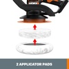 image:imageWorx WX856L9 20V 10 Orbital BufferPolisher Tool Only