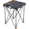 image:imageWorx WX0653 Clamping Sawhorses with Bar Clamps and 7 Inch Metal Triangle RulerSidekick Work Table