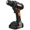 image:imageWorx WX108L 20V 12 Cordless Drill Driver Power Share  Batteries amp Charger Included38 Cordless Drill  Driver Battery  Charger Included