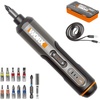 image:imageWorx WX240L 4V 3Speed Cordless ScrewdriverBlackOrange