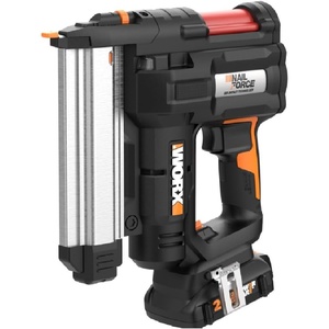 image:imageWorx Nitro 20V 16GA Finish Nailer Cordless 70 NailsMin Sinks Up to 212 Compact Cordless Nail Gun wToolFree Jam Release Brushless Nail Gun Battery Powered WX841L  Battery amp Charger Included20V 18GA Nail  Staple Gun Battery  Charger Included