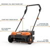 image:imageWORX 12 Amp Corded Lawn Dethatcher Electric Scarifier Removes Deep Thatch amp Improves Grass Health WG850Electric Dethatcher