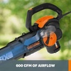 image:imageWORX 12 Amp TRIVAC 3in1 Electric Leaf BlowerMulcherYard Vacuum  WG512 and WORX WA0030 Landscaping 26Gallon Collapsible Yard Waste BagLeaf Bin