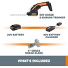 image:imageWORX 2 in 1 Cordless Hedge Trimmer 4 Grass Shear amp 8 Shrub Trimmer with 2 Blades Battery amp Charger Not Included WG80198 20V Shrubber Trimmer w120Ah Battery