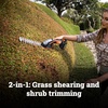image:imageWORX 2 in 1 Cordless Hedge Trimmer 4 Grass Shear amp 8 Shrub Trimmer with 2 Blades Battery amp Charger Not Included WG80198 20V Shrubber Trimmer w4 Grass Shear120Ah Battery