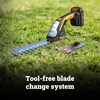 image:imageWORX 2 in 1 Cordless Hedge Trimmer 4 Grass Shear amp 8 Shrub Trimmer with 2 Blades Battery amp Charger Not Included WG80198 20V Shrubber Trimmer w4 Grass Shear120Ah Battery