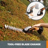 image:imageWORX 2 in 1 Cordless Hedge Trimmer 4 Grass Shear amp 8 Shrub Trimmer with 2 Blades Battery amp Charger Not Included WG80198 20V Shrubber TrimmerTool Only