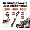 image:imageWORX 20V 12 Cordless String Trimmer amp 360 CFM Leaf Blower Combo 2 Batteries amp Charger Included WG92812 Trimmer  360 CFM Blower  22 Hedge Trimmer