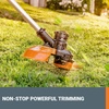 image:imageWORX 3 in 1 Cordless String TrimmerLawn EdgerMini Mower 13 Electric Weed Wacker with Command Feed 20V Weed Eater with Brushless Motor 40 Ah Battery amp Charger Included WG17313 40V Trimmer w2 20 Ah Batteries