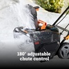image:imageWORX 40V 20 Cordless Snow Blower Electric Snow Thrower for 6Car Driveway Snow Removal with Brushless Motor 2  40 Ah Batteries amp Charger Included WG471Power