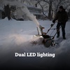 image:imageWORX 40V 20 Cordless Snow Blower Electric Snow Thrower for 6Car Driveway Snow Removal with Brushless Motor 2  40 Ah Batteries amp Charger Included WG471Power