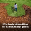 image:imageWORX Cordless Leaf Blower Electric Blower with Turbine Fan Blowers for Lawn Care with 2 Speed Control Battery amp Charger Not Included WG547915 40V Trimmer  530CFM 40V Blower Combo