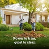 image:imageWORX Cordless Leaf Blower Electric Blower with Turbine Fan Blowers for Lawn Care with 2 Speed Control Battery amp Charger Not Included WG547915 40V Trimmer  530CFM 40V Blower Combo