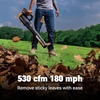 image:imageWORX Cordless Leaf Blower Electric Blower with Turbine Fan Blowers for Lawn Care with 2 Speed Control Battery amp Charger Not Included WG5479530CFM 40V Blower w240 Ah Batteries