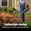 image:imageWORX Cordless Leaf Blower Electric Blower with Turbine Fan Blowers for Lawn Care with 2 Speed Control Battery amp Charger Not Included WG5479530CFM 40V BlowerTool Only