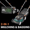image:imageWORX Cordless String Trimmer amp Lawn Mower Combo 12 20V Weed Wacker with Command Feed 17 40V Mower with 6Position Height Adjustments for Medium Size Yard 4 Batteries amp Charger Included12 20V Trimmer  17 40V Mower w4 Batteries