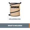 image:imageWORX Landscaping 26Gallon Collapsible Yard Waste Bag amp Leaf Bin WA0030