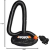 image:imageWORX Leaf Collection System for WORX Leaf Blower amp Leaf Vacuum with a 5 Inches Tube WA4058WA40542 LeafPro Collection System