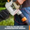 image:imageWORX Leaf Collection System for WORX Leaf Blower amp Leaf Vacuum with a 5 Inches Tube WA4058WA40542 LeafPro Collection System