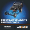 image:imageWORX Nitro Cordless Lawn Mower 21 Electric Mower for 12 Acre Brushless Push Lawn Mower with 7Position Height Adjustment 2  50 Ah Batteries amp Charger Included WG75221 40V Mower w2 50 Ah Batteries