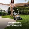 image:imageWORX Nitro Cordless Lawn Mower 21 Electric Mower for 12 Acre Brushless Push Lawn Mower with 7Position Height Adjustment 2  50 Ah Batteries amp Charger Included WG75214 20V Mower w1 50 Ah Battery
