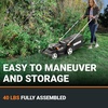 image:imageWORX Nitro Cordless Lawn Mower 21 Electric Mower for 12 Acre Brushless Push Lawn Mower with 7Position Height Adjustment 2  50 Ah Batteries amp Charger Included WG75217 40V Mower w2 40 Ah Batteries