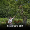 image:imageWORX Pole Saw 8 Amp 10 Electric Pole Saw Up to 10 ft 28 fts chain speedWG311